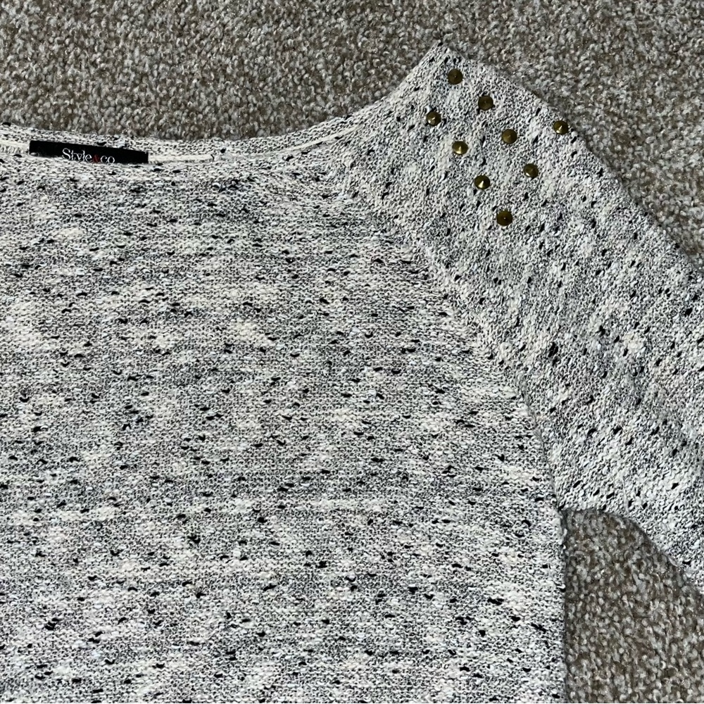 Style & Co sparkle sweater